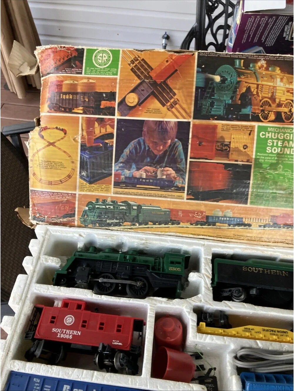 Vintage Lionel Southern Express #12033 O27 Gauge Electric Train Set Complete Box